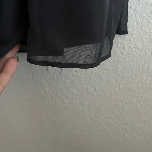 Alex Evenings Gunmetal Formal Long Dress One Shoulder Embellished Gown - Picture 7 of 9